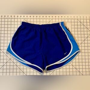 Nike Women’s Size Large Two-Tone Blue DriFit Athletic Shorts